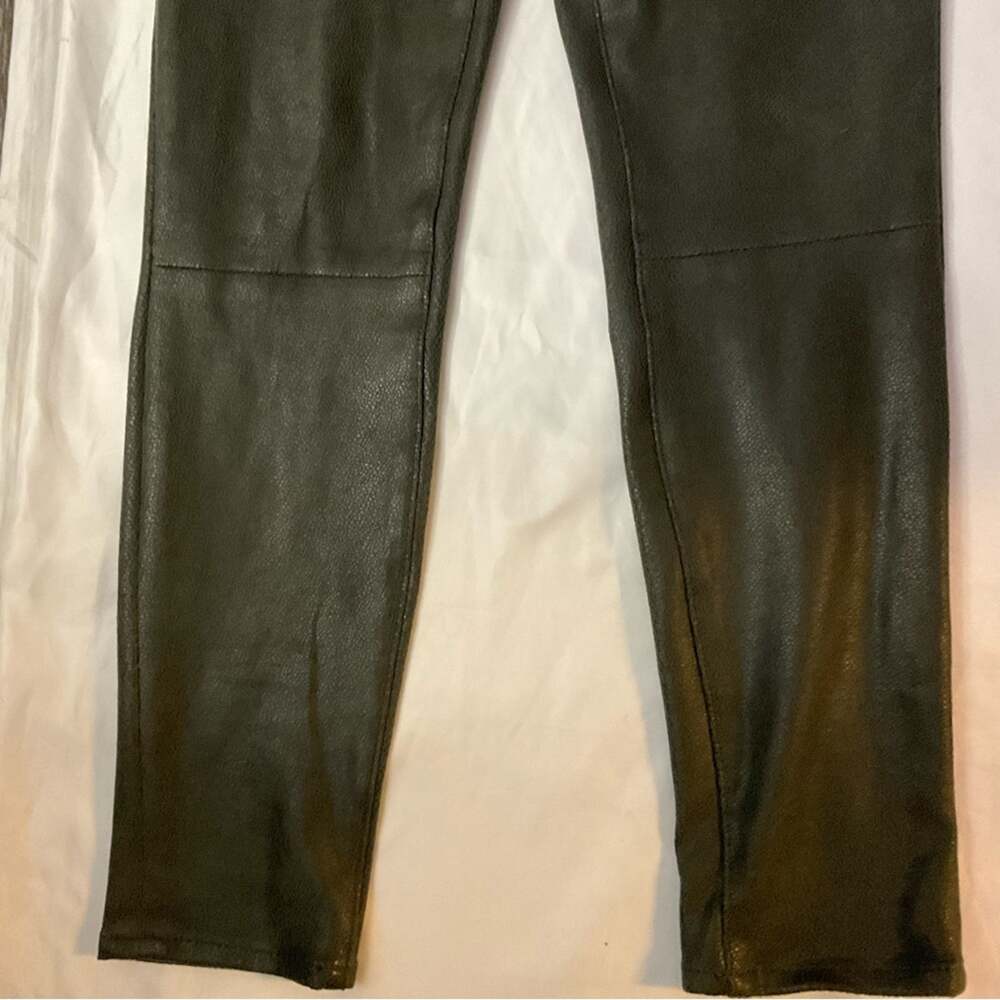 7 For All Mankind Metallic Coated High Rise Skinny Jean 28 Goth Punk Rocker Rave - Picture 7 of 13
